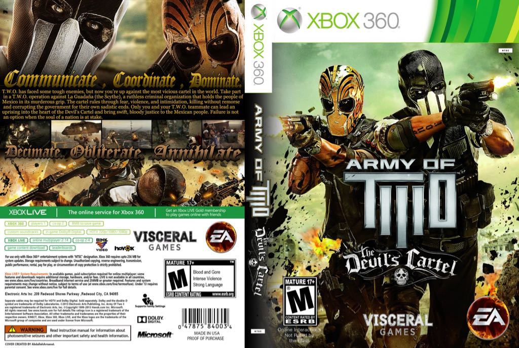 Army Of Two  video game collectible - Main Image 1