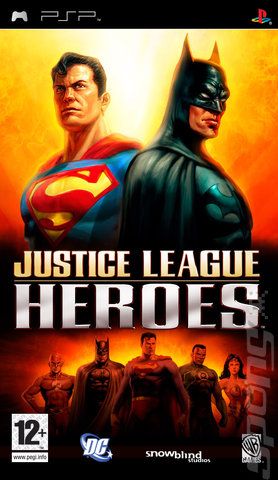 Justice League Heroes - Sony PlayStation Portable (PSP) (1) video game collectible [Barcode 5021290027626] - Main Image 1