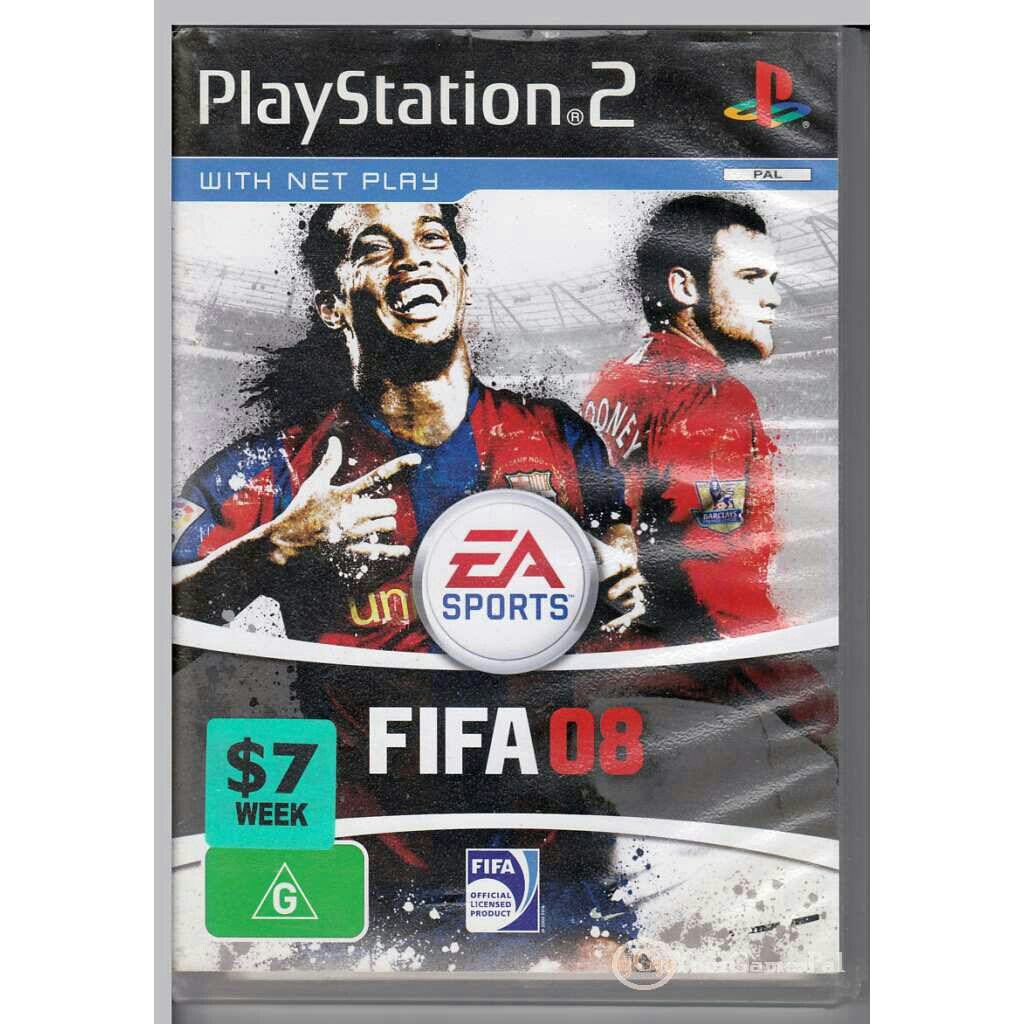 FIFA 08 FR - Sony PlayStation 2 (PS2) video game collectible [Barcode 5030931064036] - Main Image 1