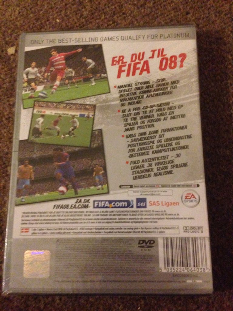 FIFA 08 - Sony PlayStation 2 (PS2) video game collectible [Barcode 5035224064038] - Main Image 2