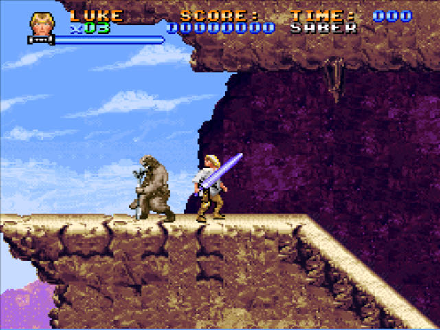 Super Star Wars - Nintendo Super Nintendo Entertainment System (SNES) (LucasArts - 1) video game collectible [Barcode 009119920322] - Main Image 4