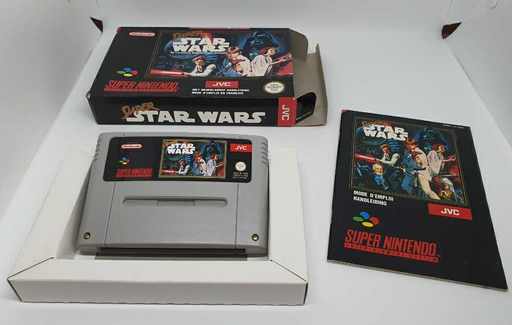 Super Star Wars - Nintendo Super Nintendo Entertainment System (SNES) (LucasArts - 1) video game collectible [Barcode 088541000093] - Main Image 3