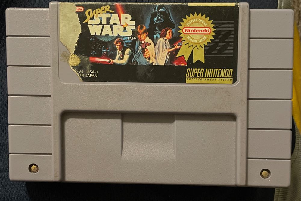 Super Star Wars - Nintendo Super Nintendo Entertainment System (SNES) (LucasArts - 1) video game collectible [Barcode 3006849920322] - Main Image 3