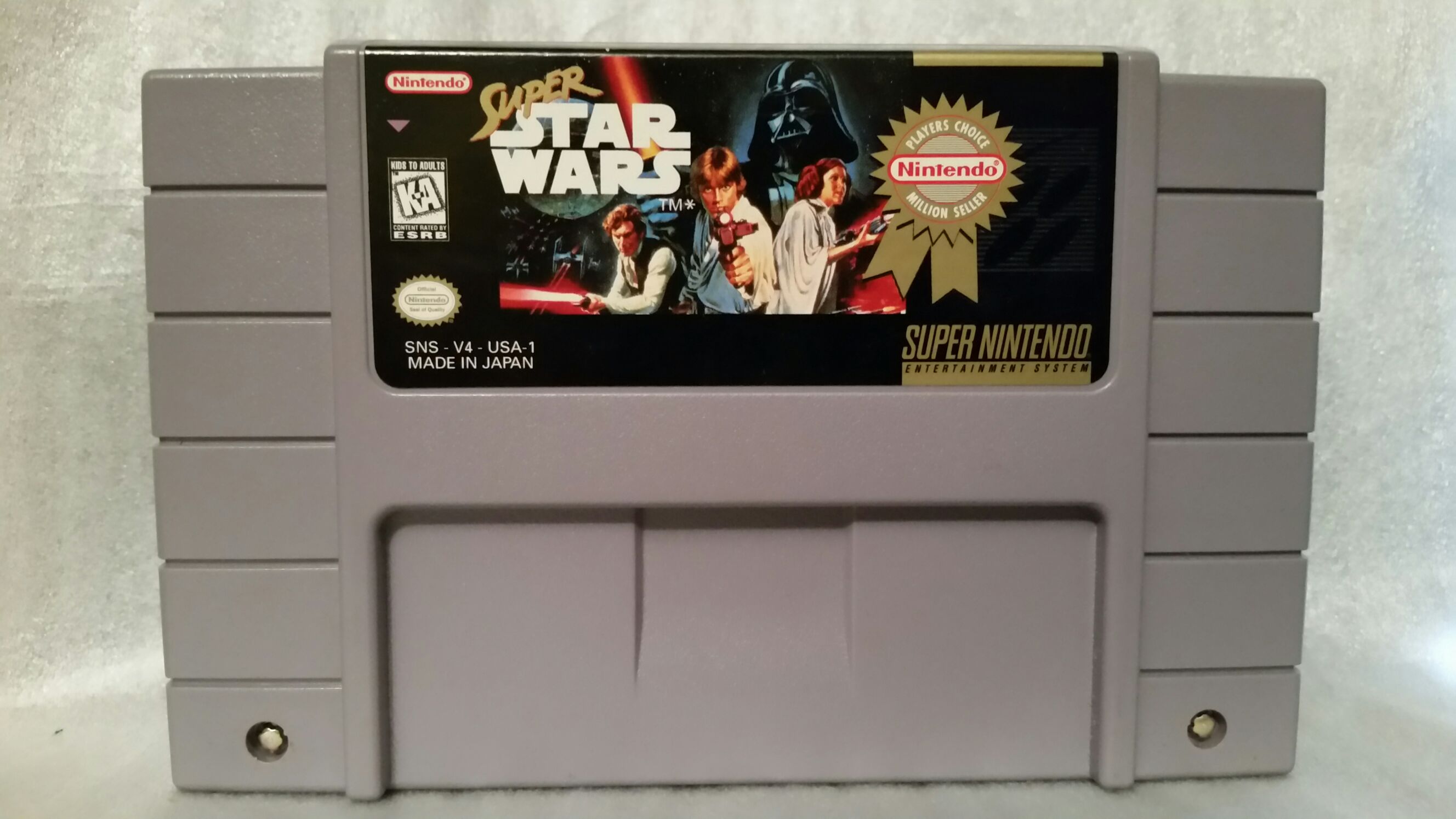 Super Star Wars - Nintendo Super Nintendo Entertainment System (SNES) video game collectible - Main Image 1