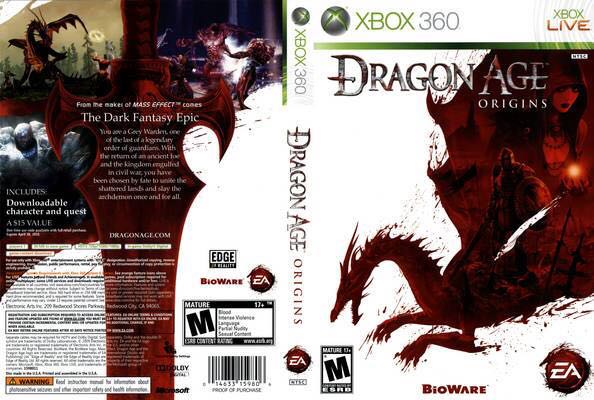 Dragon Age: Origins - Microsoft Xbox 360 (87+88 - 1) video game collectible [Barcode 5030930078034] - Main Image 2