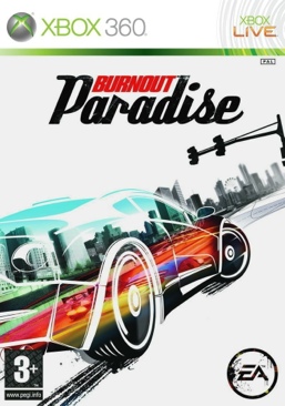 Burnout Paradise - Microsoft Xbox 360 (Electronic Arts - 1) video game collectible - Main Image 1