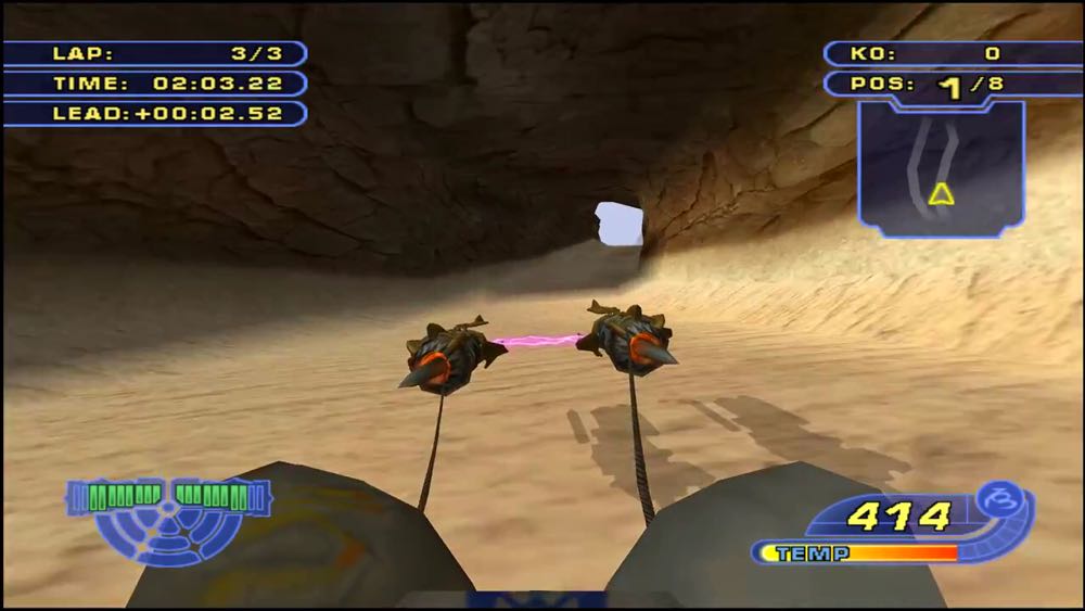 Star Wars Racer: Revenge - Sony PlayStation 2 (PS2) (Lucas Arts - 2) video game collectible [Barcode 19770714] - Main Image 3