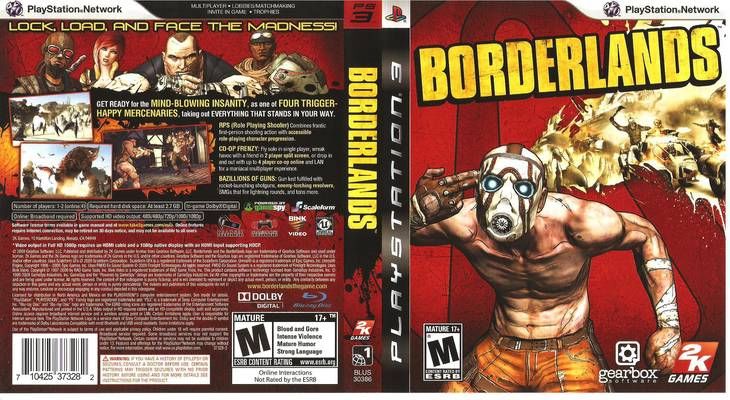 Borderland - Sony PlayStation 3 (PS3) video game collectible - Main Image 1