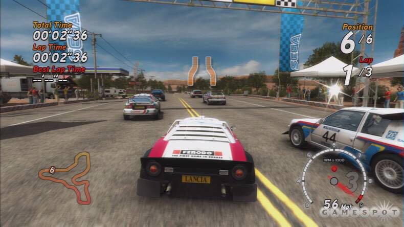 Sega Rally - Sony PlayStation 3 (PS3) (Sega - 2) video game collectible [Barcode 5060138431119] - Main Image 2