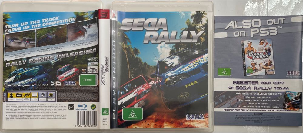 Sega Rally - Sony PlayStation 3 (PS3) (Sega - 1) video game collectible [Barcode 5060138431126] - Main Image 4