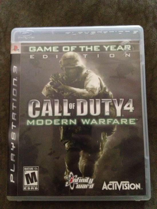 Call of Duty 4: Modern Warfare (Game of The Year Edition) - Sony PlayStation 3 (PS3) (Activision - 4) video game collectible [Barcode 047875834019] - Main Image 2