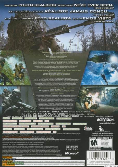 Call of Duty 4 Modern Warfare - PC (Activision Blizzard - 1) video game collectible [Barcode 5030917047305] - Main Image 2