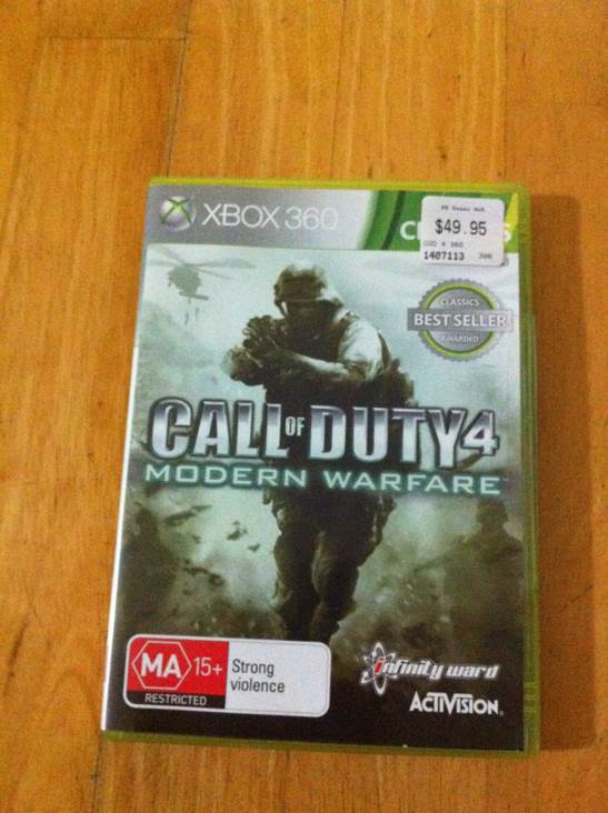 Call Of Duty 4: Modern Warfare - Microsoft Xbox 360 (Activision - 4) video game collectible - Main Image 1