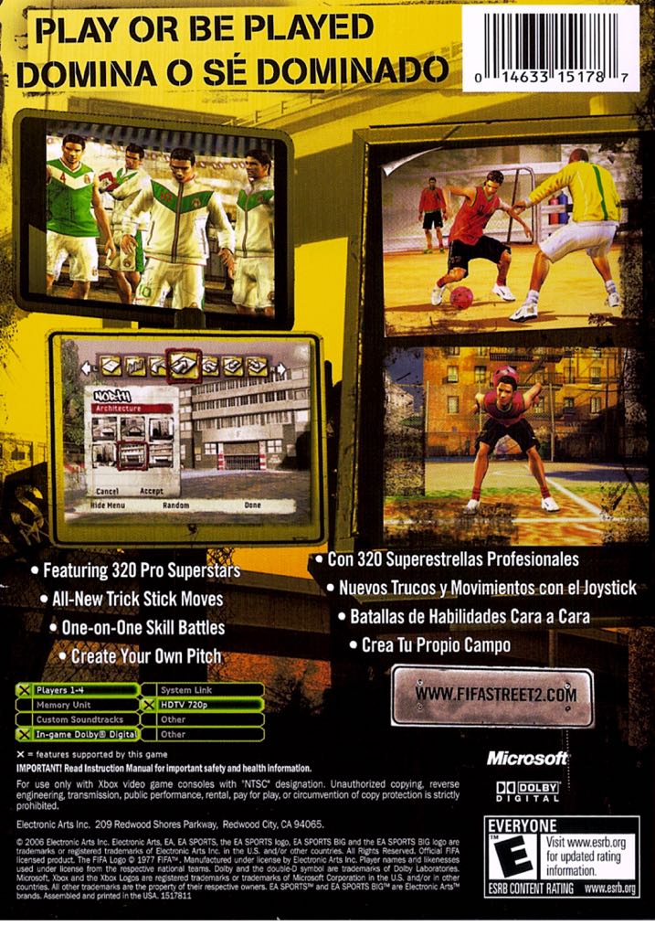 FIFA Street 2 - Microsoft Xbox (Electronic Arts) video game collectible [Barcode 5030930049058] - Main Image 2