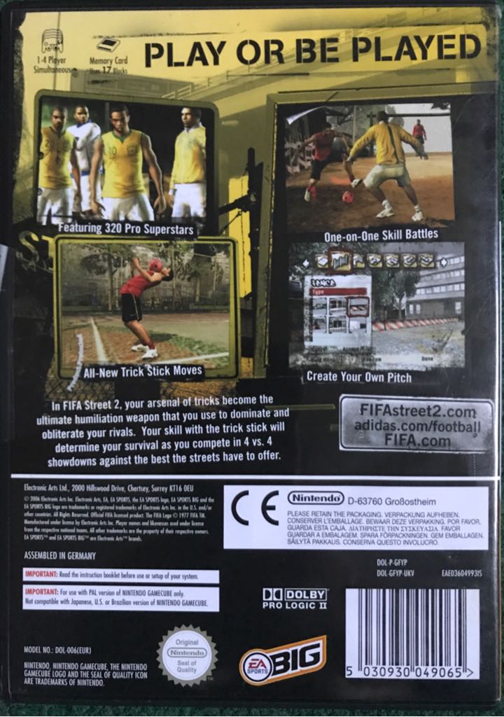 FIFA Street 2 - Nintendo GameCube (Ea Sports - 1-2) video game collectible [Barcode 5030930049065] - Main Image 2