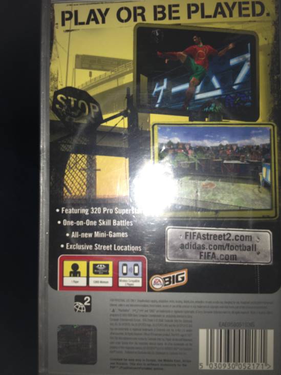 FIFA Street 2 - Sony PlayStation Portable (PSP) (Ea Sports) video game collectible [Barcode 5030930052171] - Main Image 2
