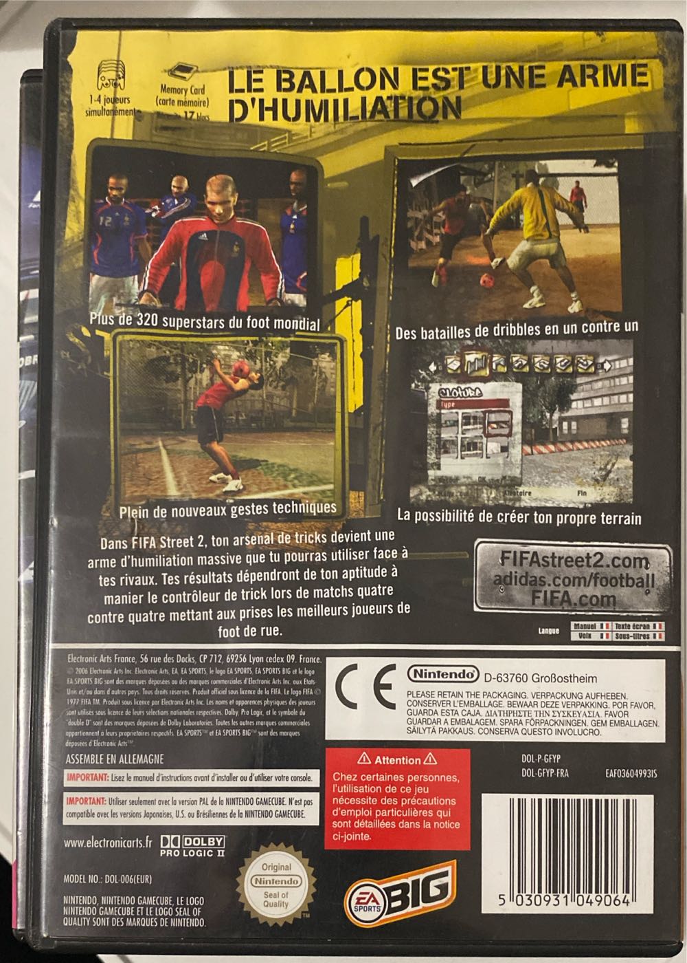 FIFA Street 2 - Nintendo GameCube (2) video game collectible [Barcode 5030931049064] - Main Image 2