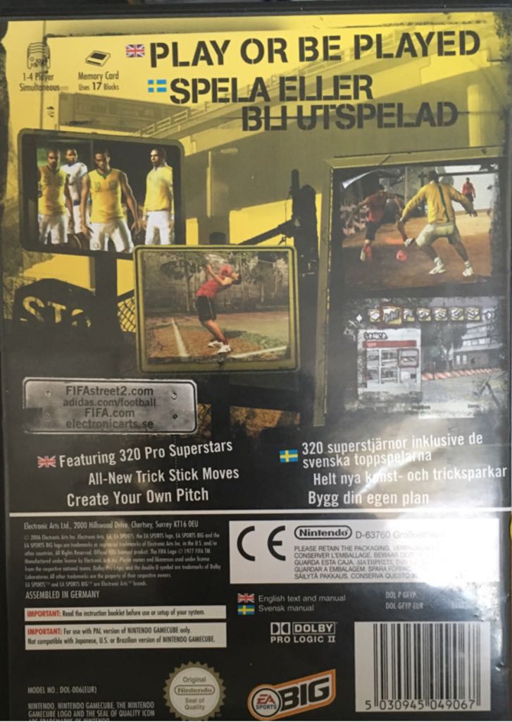 FIFA Street 2 - Nintendo GameCube video game collectible [Barcode 5030945049067] - Main Image 2