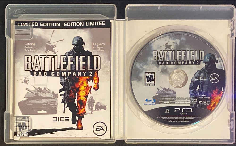 Battlefield 2: Bad Company 2 - Sony PlayStation 3 (PS3) (Electronic Arts/EA Games - 1) video game collectible [Barcode 014633365009] - Main Image 3