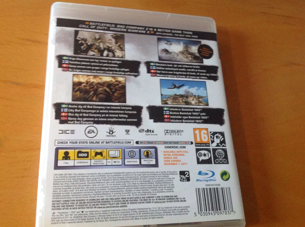 Battlefield: Bad Company 2 - Sony PlayStation 3 (PS3) ((EA) Electronic Arts - 2-24) video game collectible [Barcode 5030945097037] - Main Image 2