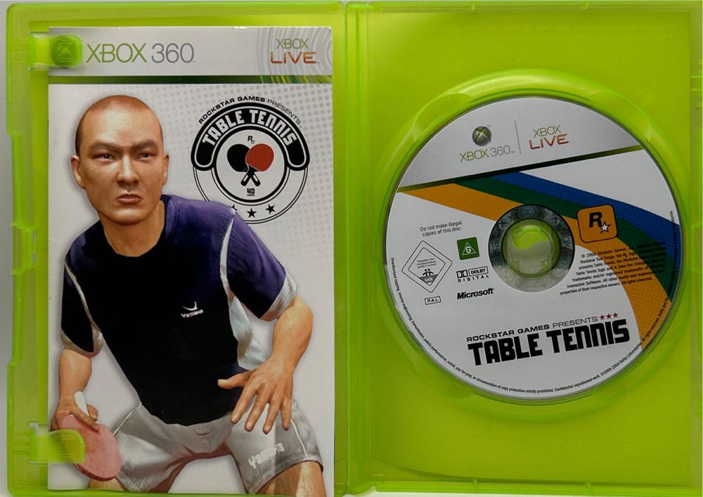 Rockstar Games Presents Table Tennis - Microsoft Xbox 360 (Rockstar Games - 2) video game collectible [Barcode 5026555245715] - Main Image 3