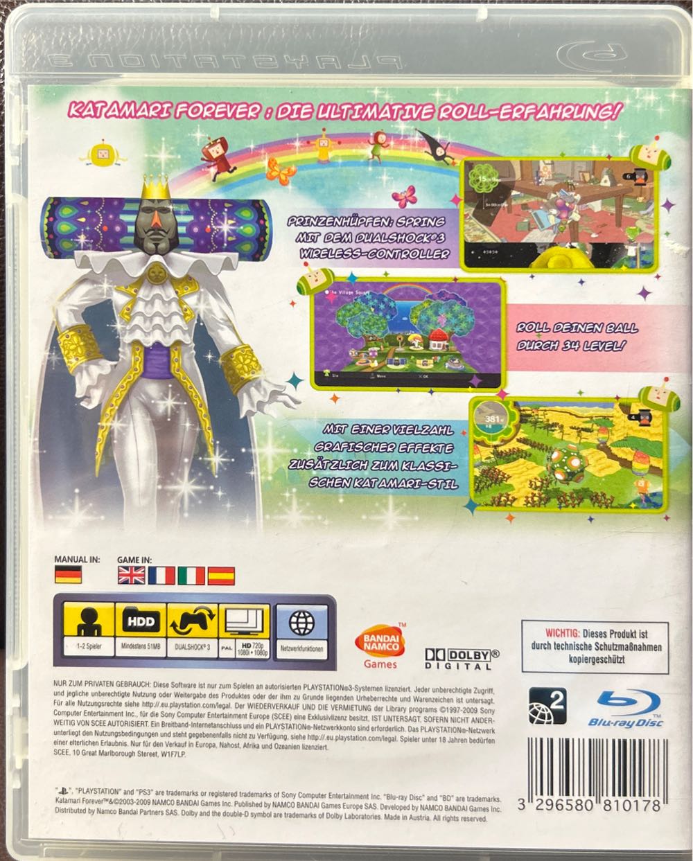 Katamari Forever - Sony PlayStation 3 (PS3) (Namco Bandai Games - 2) video game collectible [Barcode 3296580810178] - Main Image 2