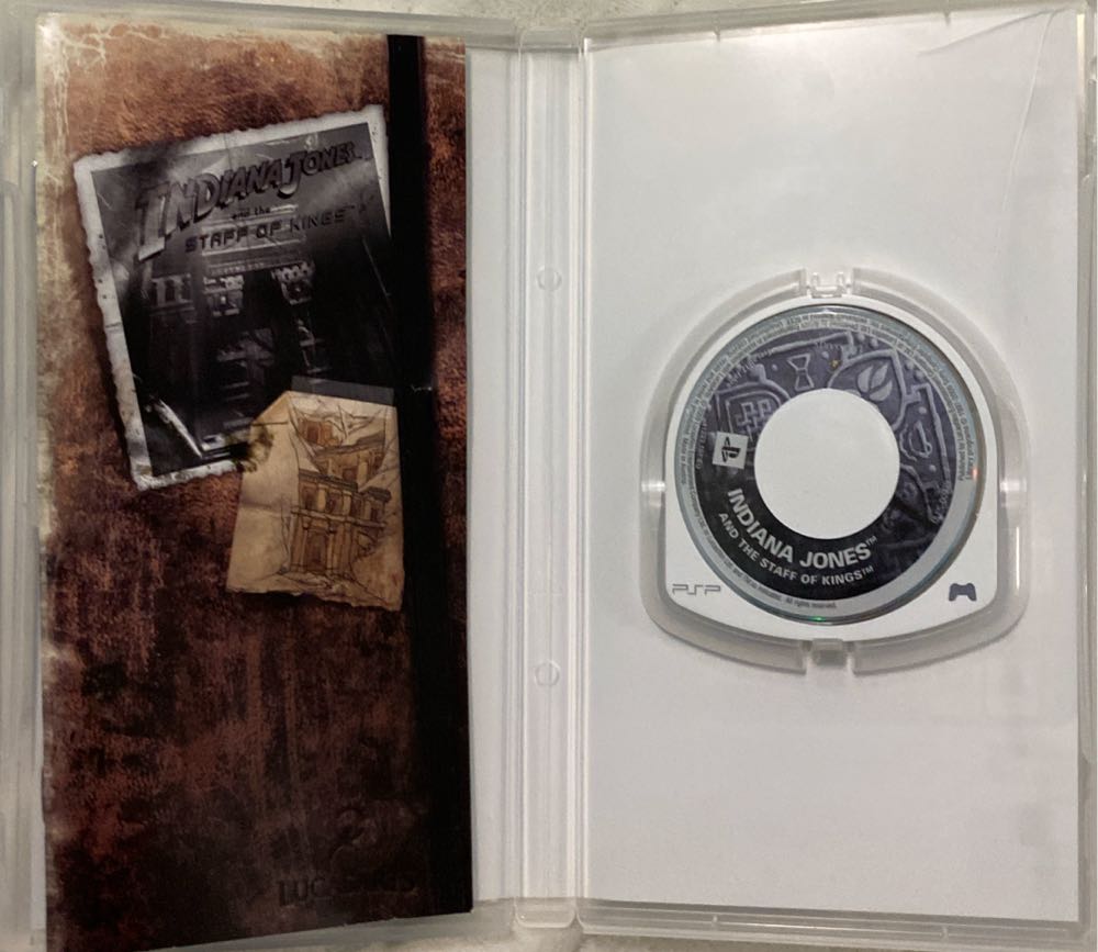 Indiana Jones and the Staff of Kings - Sony PlayStation Portable (PSP) (Activision - 1) video game collectible [Barcode 023272007676] - Main Image 3