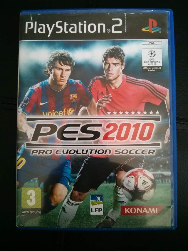 PES 2010 - Sony PlayStation 2 (PS2) video game collectible [Barcode 4012927122952] - Main Image 1