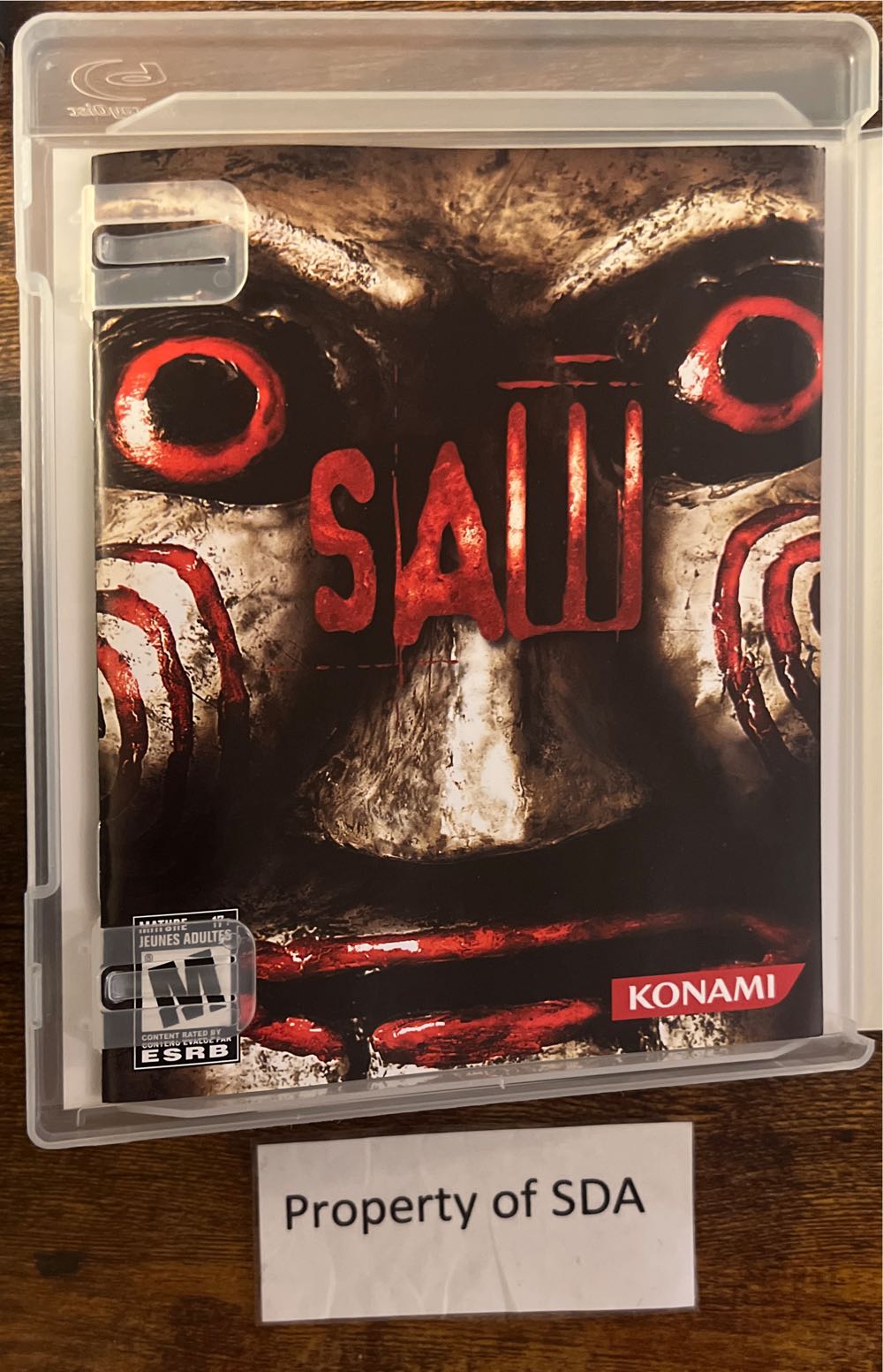 SAW - Sony PlayStation 3 (PS3) (Konami - 1) video game collectible [Barcode 083717201885] - Main Image 3