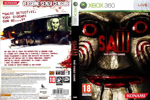 Saw - Microsoft Xbox 360 (Konami - 1) video game collectible [Barcode 4012927033845] - Main Image 2