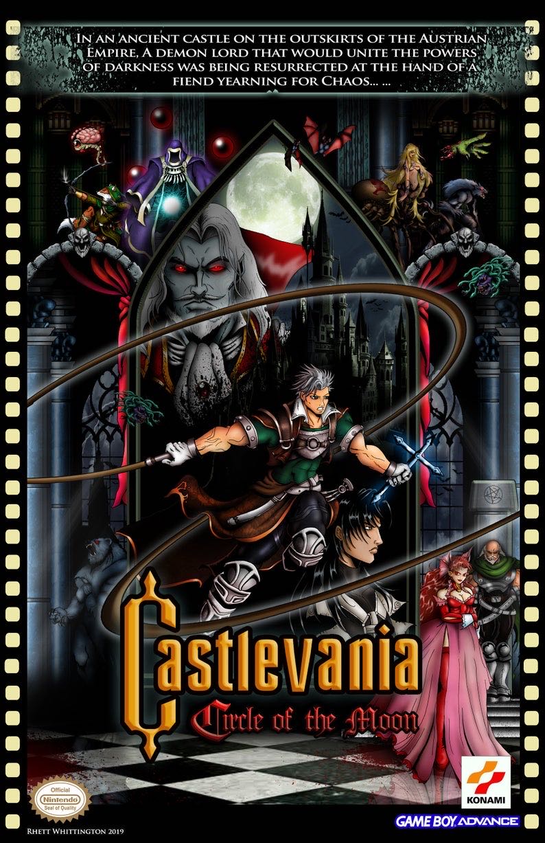 Castlevania: Circle of the Moon - Nintendo Game Boy Advance (GBA) (Konami) video game collectible - Main Image 2