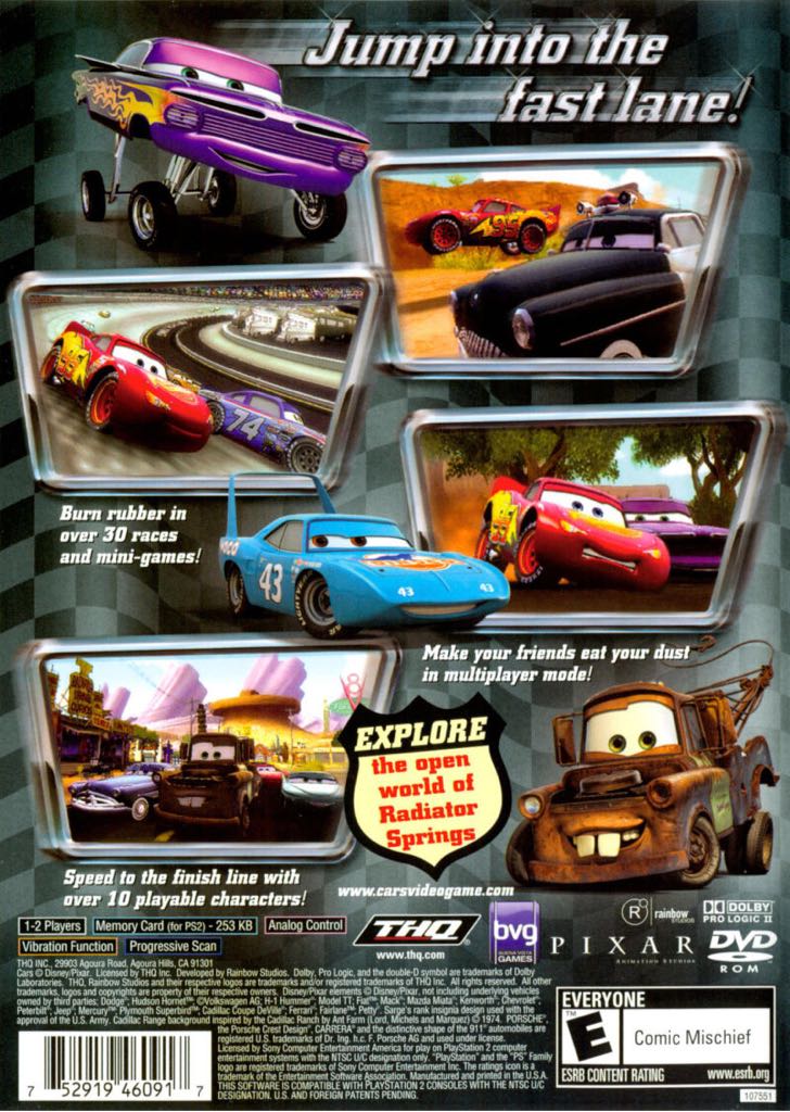 Cars - Nintendo GameCube (2) video game collectible [Barcode 4005209077361] - Main Image 2