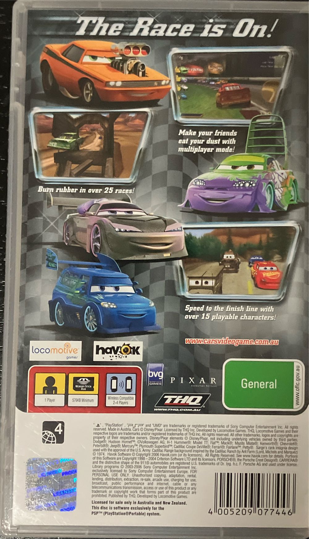 Cars - Sony PlayStation Portable (PSP) video game collectible [Barcode 4005209077446] - Main Image 2