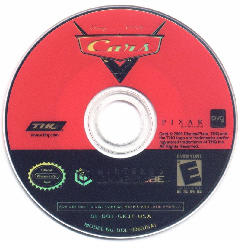 Cars - Nintendo GameCube (Nintendo - 2) video game collectible [Barcode 785138380551] - Main Image 3