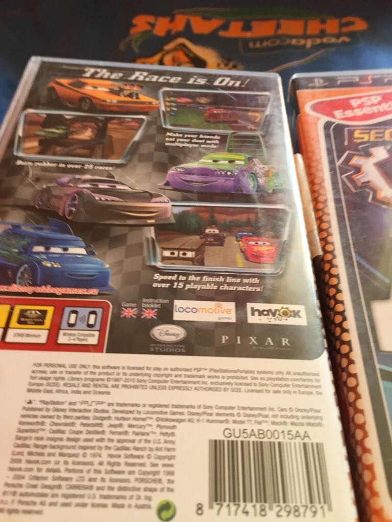Cars - Sony PlayStation Portable (PSP) video game collectible [Barcode 8717418298791] - Main Image 2