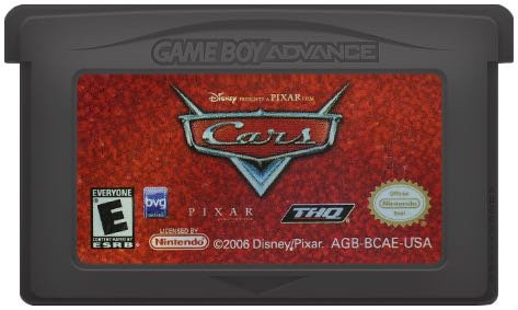 Cars - Nintendo Game Boy Advance (GBA) (THQ - 1-2) video game collectible - Main Image 3
