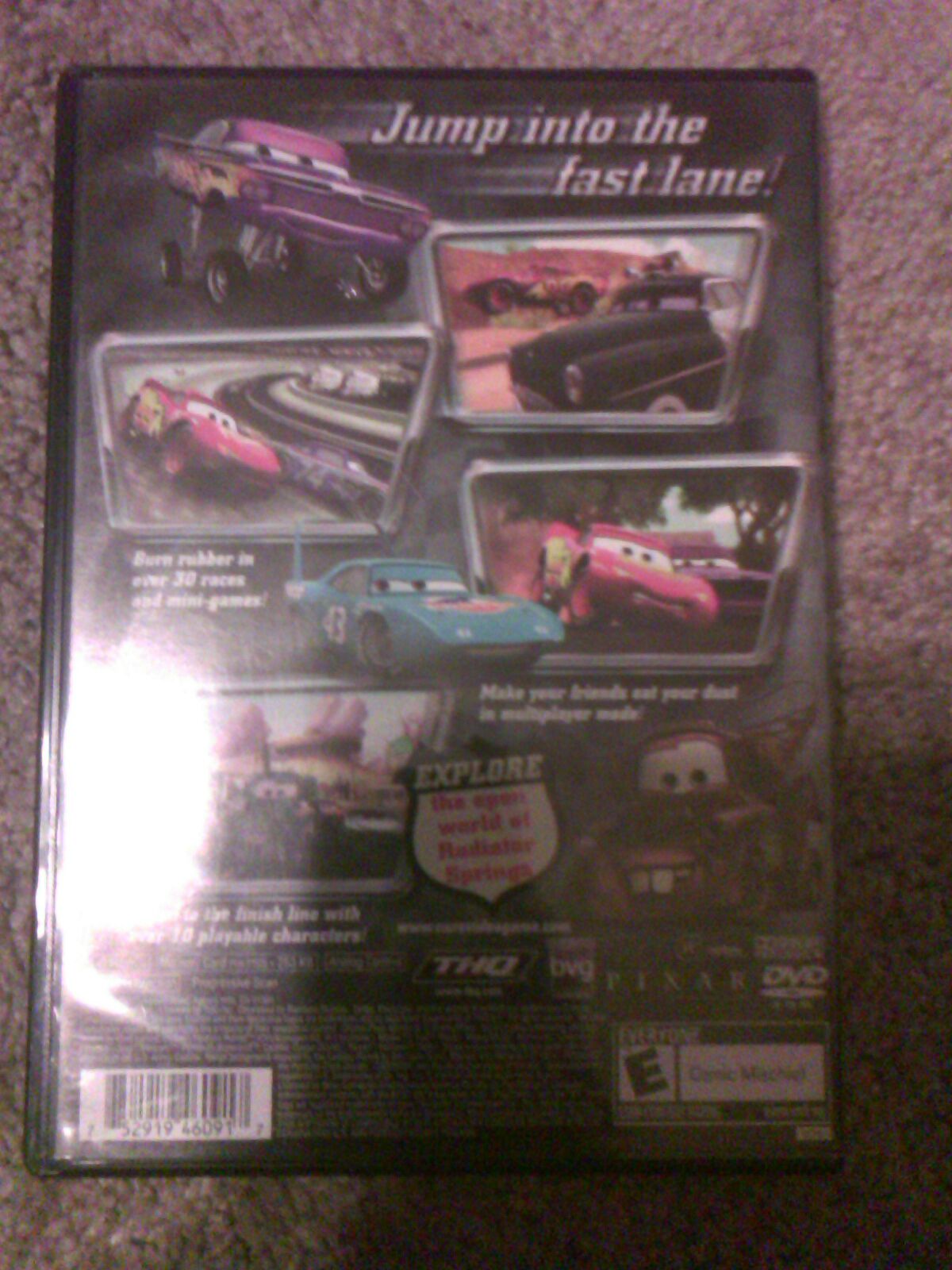 Cars - Sony PlayStation 2 (PS2) (THQ - 2) video game collectible - Main Image 2