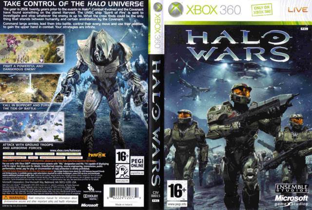 Halo Wars - Microsoft Xbox 360 (Microsoft Game Studios - Single-Player) video game collectible [Barcode 882224622769] - Main Image 2