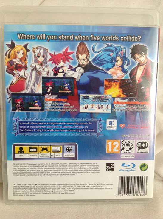 Cross Edge - Sony PlayStation 3 (PS3) (NIS America - 1) video game collectible [Barcode 813633010106] - Main Image 2