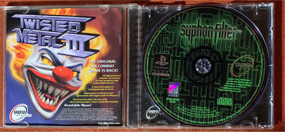 Syphon Filter - Sony PlayStation (989 Studios - 1) video game collectible [Barcode 711719424024] - Main Image 3