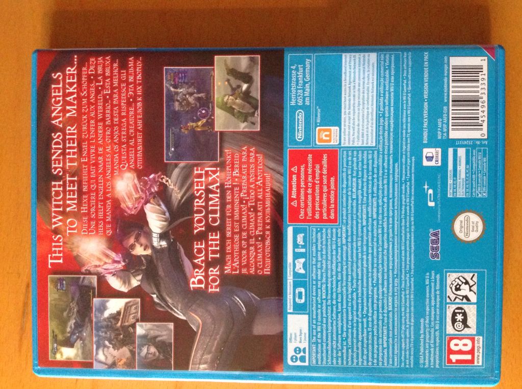 Bayonetta - Nintendo Wii U (Nintendo / SEGA - 1) video game collectible [Barcode 045496333911] - Main Image 2