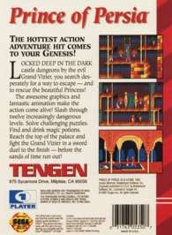 Prince of Persia - Sega Genesis (Mega Drive) (Tengen - 1) video game collectible [Barcode 031763053507] - Main Image 2