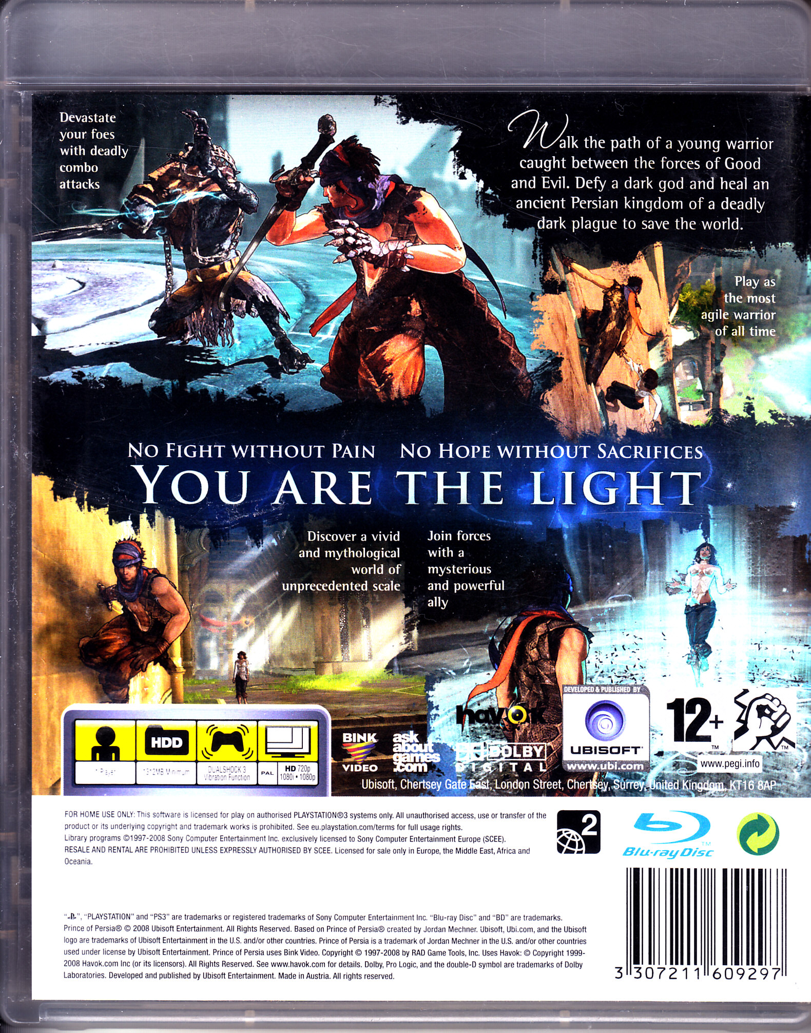 Prince of Persia - Sony PlayStation 3 (PS3) (Ubisoft - 1) video game collectible [Barcode 3307211609297] - Main Image 2