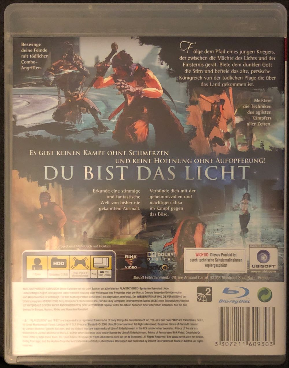 Prince of Persia - Sony PlayStation 3 (PS3) (Ubisoft - 1) video game collectible [Barcode 3307211609303] - Main Image 3