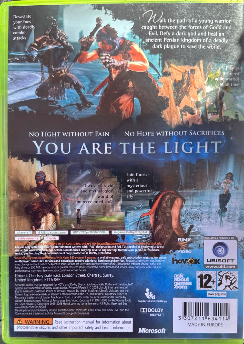 Prince of Persia - Microsoft Xbox 360 video game collectible [Barcode 3307211634114] - Main Image 2