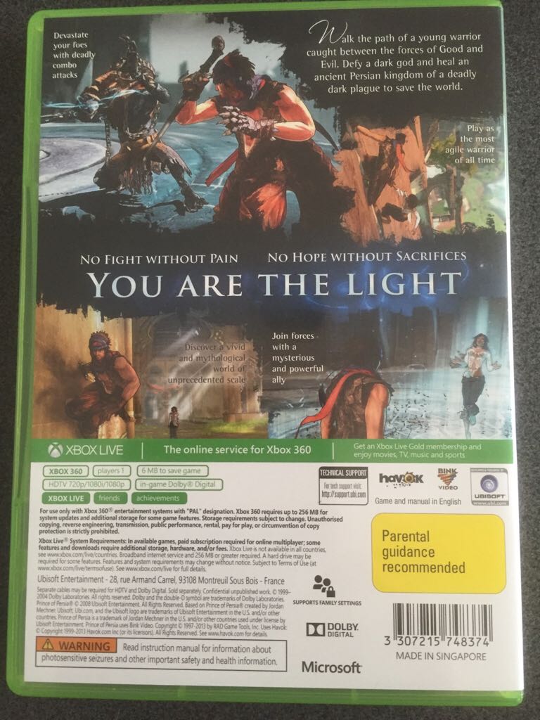 Prince of Persia - Microsoft Xbox 360 video game collectible [Barcode 3307215748374] - Main Image 2
