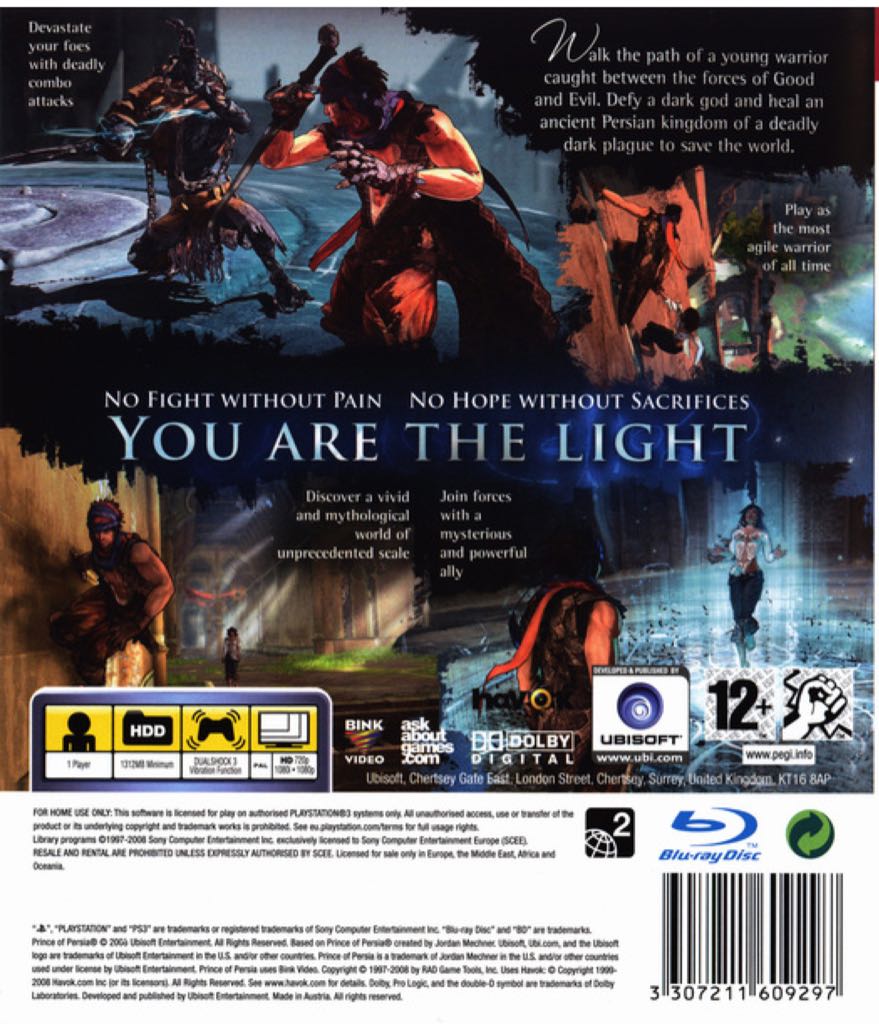 Prince of Persia - Sony PlayStation 3 (PS3) video game collectible - Main Image 2