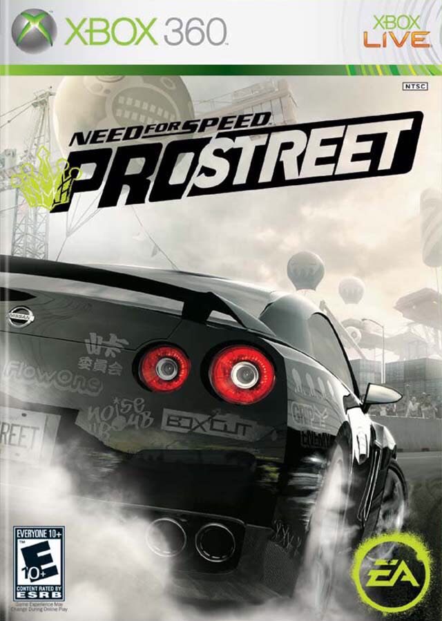 Need For Speed: Pro Street - Microsoft Xbox 360 (Electronic Arts - 1-2) video game collectible [Barcode 014633358407] - Main Image 2