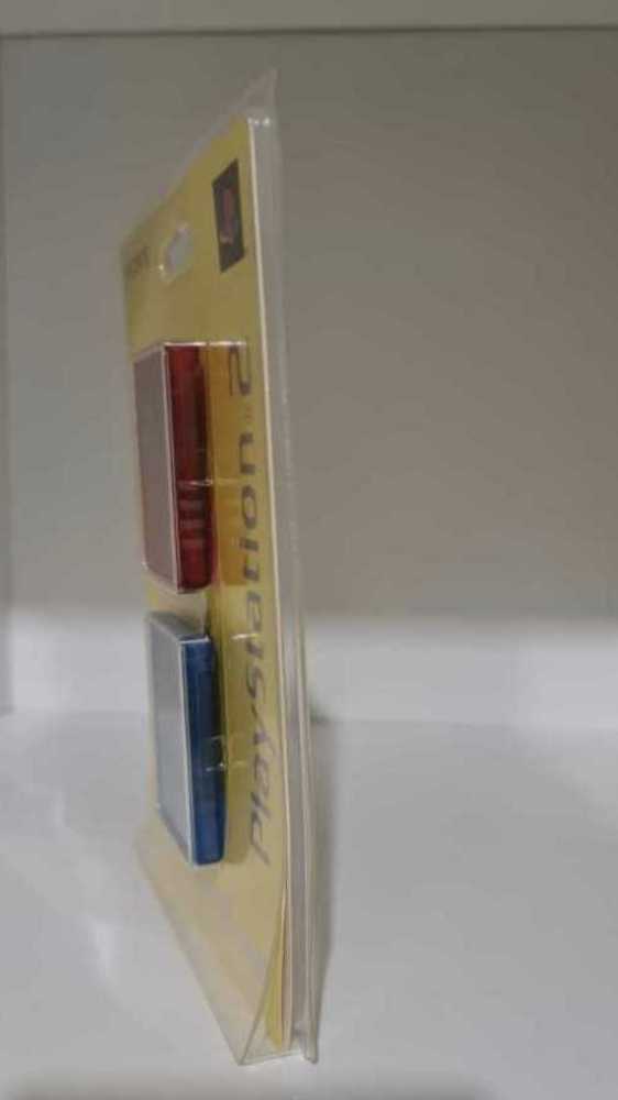 Sony Playstation 2 Memory Card Red & Blue - Sony PlayStation 2 (PS2) video game collectible [Barcode 711719706700] - Main Image 4