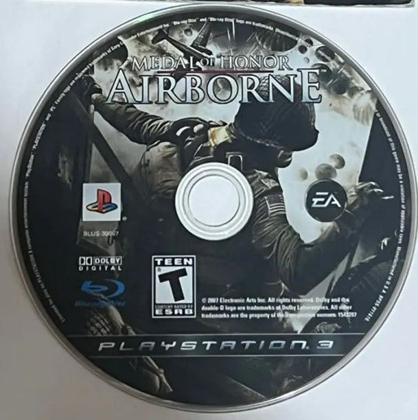 Medal Of Honor: Airborne - Sony PlayStation 3 (PS3) (Electronic Arts/EA Games - 1) video game collectible [Barcode 014633154320] - Main Image 3